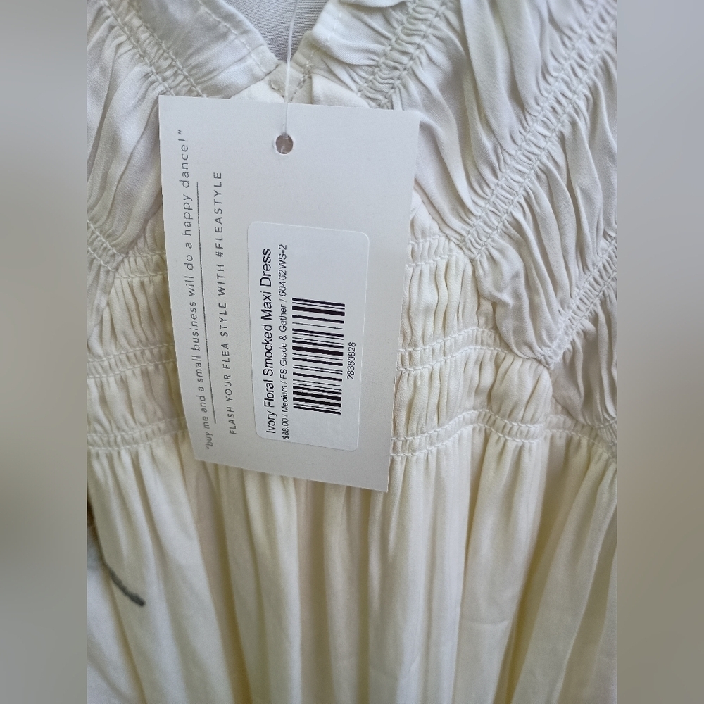 NWT Grade & Gather Elegant White and Black Women's Dress_Med - Picture 6 of 8